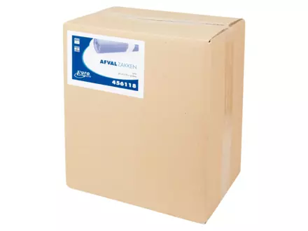 Afvalzak 61 x 80 cm T20 HDPE Grijs 25 rol x 20 stuks