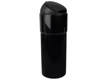 Sani-biobin zwart 6,5 ltr met wandbev 1 x bin + 1 x refill 6,5 ltr (90)