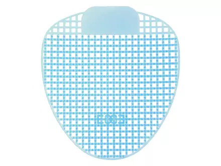 Urinoirmatjes ocean mist blauw met anti-spathaartjes