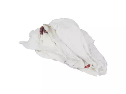 WTR - witte tricot met gekleurd randje zak a 10 kg