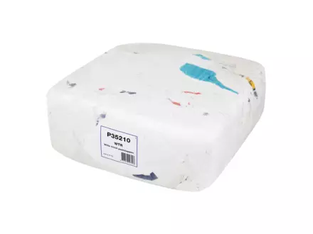 WTR - witte tricot met gekleurd randje zak a 10 kg