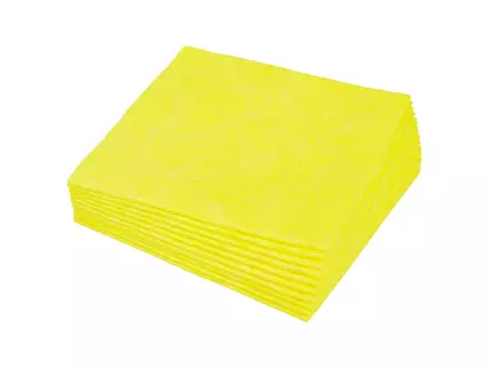 Sopdoek geel A-kwaliteit 1/4 vouw 38 x 40 cm 200 doeken per pak