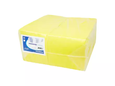 Sopdoek geel A-kwaliteit 1/4 vouw 38 x 40 cm 200 doeken per pak