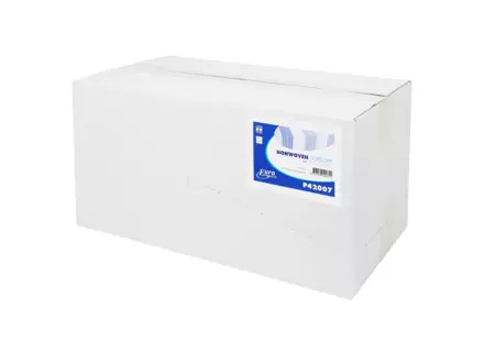 Sopdoek geel A-kwaliteit 1/4 vouw 38 x 40 cm 65 doeken in dispenserdoos