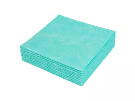 Sopdoek groen A-kwaliteit 1/4 vouw 38 x 40 cm 65 doeken in dispenserdoos