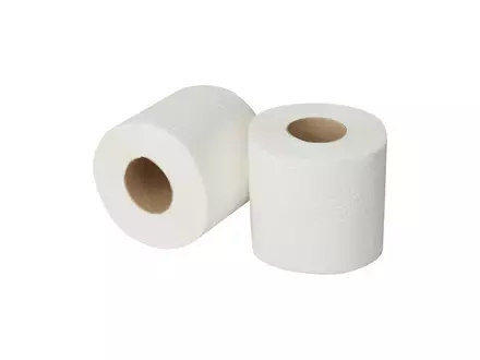 Toiletpapier traditioneel cellulose wit 2-laags 200 vel 12 x 4 rol