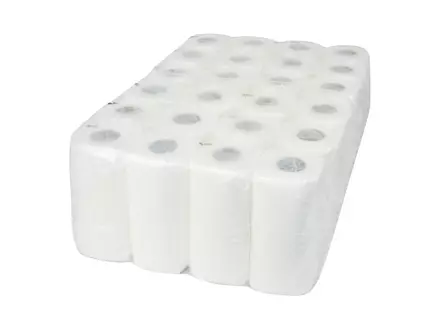 Toiletpapier traditioneel cellulose wit 2-laags 200 vel 12 x 4 rol