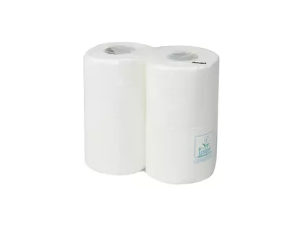 Toiletpapier traditioneel cellulose wit 2-laags 200 vel 12 x 4 rol