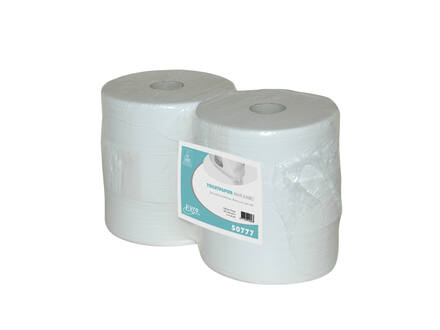 Toiletpapier maxi jumbo cellulose wit 2-laags 300 meter 6 rol