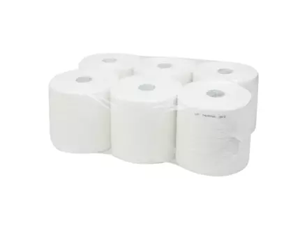 Midi poetspapier recycled 2-laags 130 meter 6 rol
