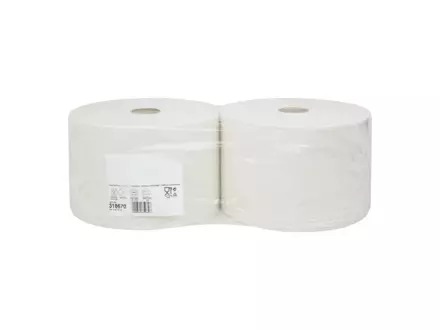 Industriepapier recycled 1-laags 1000 meter 2 rol