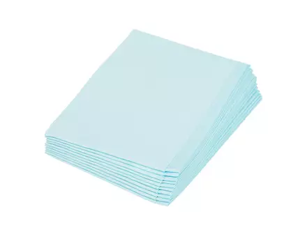 Toptex blauw 42 x 38 cm 4 x 100 doeken in doos