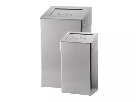 Santral classic afvalbak met zelf- Sluitende inwerpklep. 50 ltr. ABU 50 E